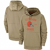 Cleveland Browns 2019 Salute To Service Sideline Therma Pullover Hoodie,baseball caps,new era cap wholesale,wholesale hats